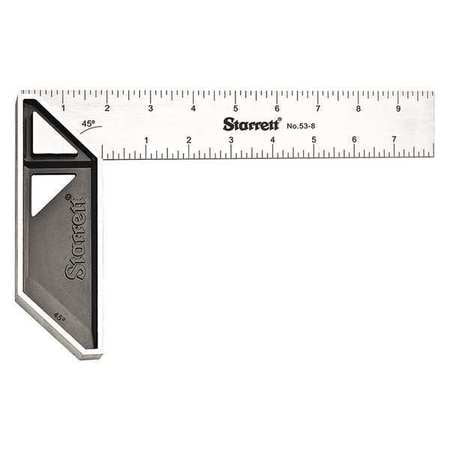 STARRETT K53-8-N Stainless Carpenters Try Square, 8