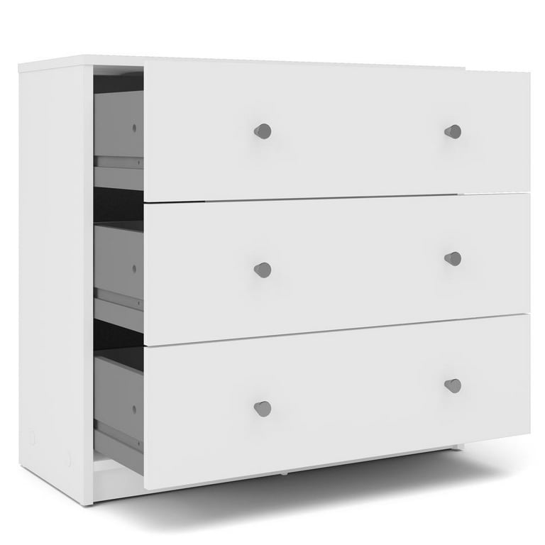 Studio 3 Drawer Dresser White Walmart