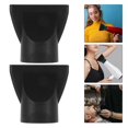 thumbnail image 3 of 2pcs Black Hair Dryer Nozzle Attachment Salon Styling Concentrator Diffuser Tips For Blow Dryers For Curly Hair Hairdressing Accessories Suit For Hair, 3 of 3