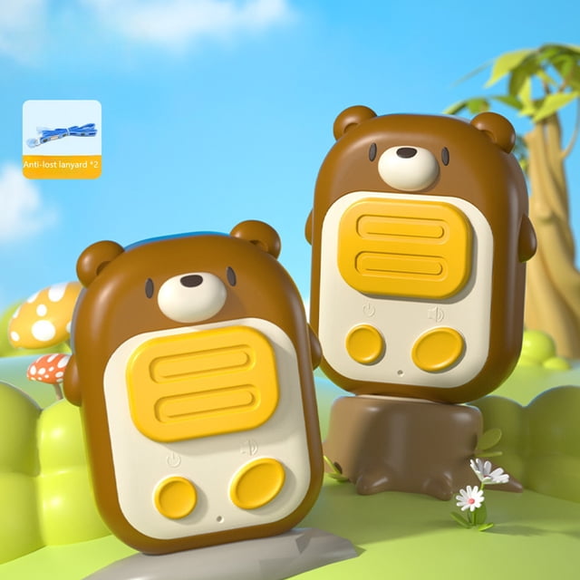 Máquina de Llamadas Para Niños Fiudx Distancia Inalámbrica Forma de Conejo y Oso de Peluche