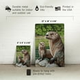 thumbnail image 5 of River Otters (12x18 Aluminum Art, Indoor Outdoor Metal Sign Decor), 5 of 5