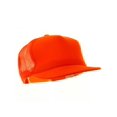thumbnail image 3 of 5 Panel Neon Color Poly Mesh Cap - Neon Orange, 3 of 5