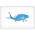 thumbnail image 2 of "Red Snapper in Blue" Framed Painting Print, 2 of 5