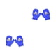 thumbnail image 3 of Guardurnaity 1 par de manoplas para niños pequeños, cómodas, adorables, pequeñas cubiertas para los dedos que mantienen el calor con patrones de Azul 2Conjunto, 3 of 6