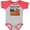 Heather and Red, variant on This Little Turkey is Gonna Be a Big Brother Boys Baby Bodysuit