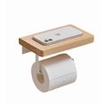 thumbnail image 3 of Self-adhesive wooden toilet roll holder without drilling, 3 of 3