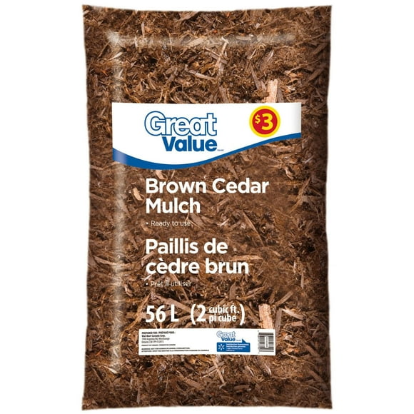Great Value Brown Cedar Mulch