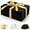 Black, variant on Gift Box, 9.05x6.7x2.7" Gift Boxes with Closure Lids for Presents Groomsman Proposal Box, Large Magnetic Gift Box for Wrapping Gifts, Christmas, Birthday Proposal Gift, Contains Card, Ribbon, Filler
