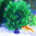 thumbnail image 5 of Planta de Coral Artificial grande, abanico de mar, decoración de Coral, decoración de pecera negra, paisaje para acuario, 17x15cm, 5 of 5