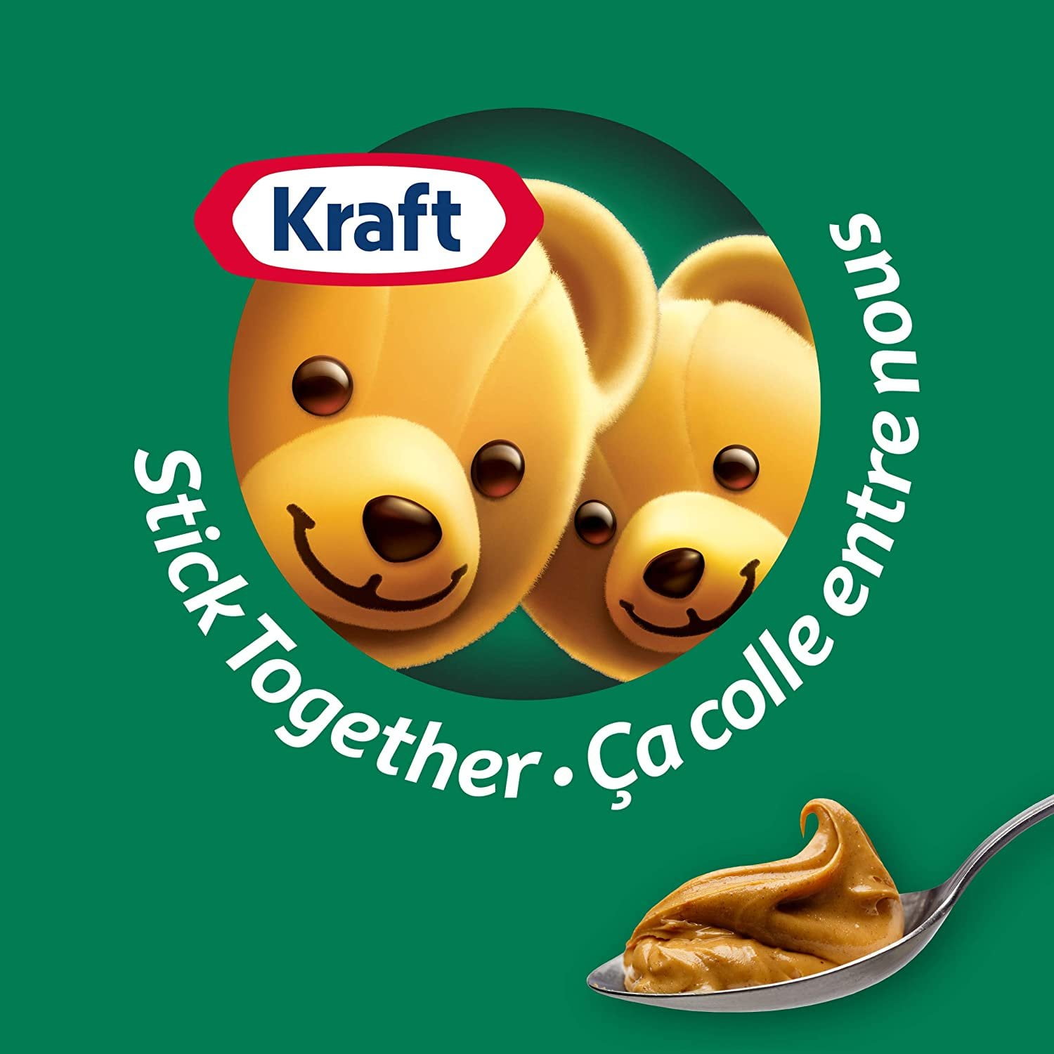 Kraft Peanut Butter Smooth 2 Kg/4.4 lbs., (6 pack) {Imported From Canada} 