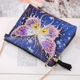 thumbnail image 4 of Bolso de hombro con cadena para mujer, organizador de cosméticos con forma especial para pintar con diamantes, regalos artesanales., 4 of 11