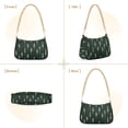 thumbnail image 7 of FORMRS Womens Shoulder Bag with Chain Strap Clutch Purse Cute Tote Handbag, Dark Green Plants, 7 of 7