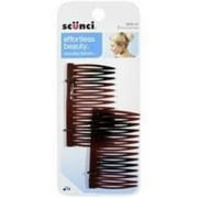 scunci effortless beauty: hair clip, 2 ct sold in packs of 3