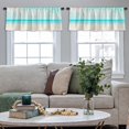 thumbnail image 4 of LALILO Kitchen Curtain Valance Summer Time Summer Time Rod Pocket Window Curtain 52"x 18" Set of 2, 4 of 5