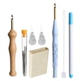 thumbnail image 1 of 7 piezas de manualidades, hilos de colores, bolígrafo de bordado, punzón, herramientas de costura, kits de enhebrador Estilo02, 1 of 9
