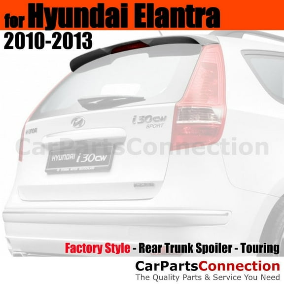 Trunk Spoiler Compatible With 2010 2011 2012 Hyundai Elantra Touring Wagon Factory Style Painted Color 2R Quick Silver
