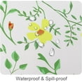 thumbnail image 4 of Waterproof Tablecloth, Yellow Flower Table Cloth for Rectangle Tables, Stain Resistant Decorative Table Cover for Kitchen Patio Dining Parties Picnic, Indoor Outdoor(60 * 84in, 4-6 Seat), 4 of 6