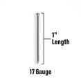 thumbnail image 4 of (4 pack) Fas-n-tite Bright Wire Finishing Nails, 17 x 1", Steel, Silver, Interior Nails, 4 of 11