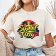 thumbnail image 1 of Sweet Tingz T-Shirt, Tropical Sunset T-SHIRT, Caribbean Island Vibes Shirt, Reggae Inspire - Pepper - 2XL, 1 of 4