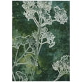 thumbnail image 2 of Addison Rugs Chantille Indoor/Outdoor Transitional Floral Teal Machine Washable Rectangle Rug, 9' x 12', 2 of 8