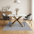 thumbnail image 3 of ODIKA Alfombras Minimalist Geometric Subtle Tonal Para Habitacion Alfombra for Dining Room, Under Table, Home Office, Non-Slip Chair-Friendly, 3 of 7