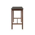 thumbnail image 4 of Linon Claridge Wood Bar Height Pub Table, 42" Tall, Rich Brown Finish, 4 of 5