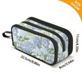 thumbnail image 4 of FORMRS Pencil Case with 3 Compartments School Large Capacity Zipper Pen Pouch Stationery Organizer, Vibrant Hydrangeas Pattern, 4 of 8