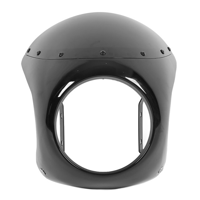 Motorcycle Headlight Fairing, Wind Deflectors Protector For Most Motorcycles With 7in 165-178mm Round Headlights, Universal Front Headlamp Windscreen Windshield