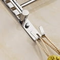 thumbnail image 4 of Swivel Towel Rack Swing Arm Bathroom Towel Bar Wall Mounted Stainelss, 4 of 5