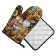 thumbnail image 2 of Bingfone Welcom Fall Print Oven Mitts Pot Holders Set 2 PCS for Kitchen for Cooking Grilling Baking BBQ Pot Holders Cook Essentials, 2 of 7