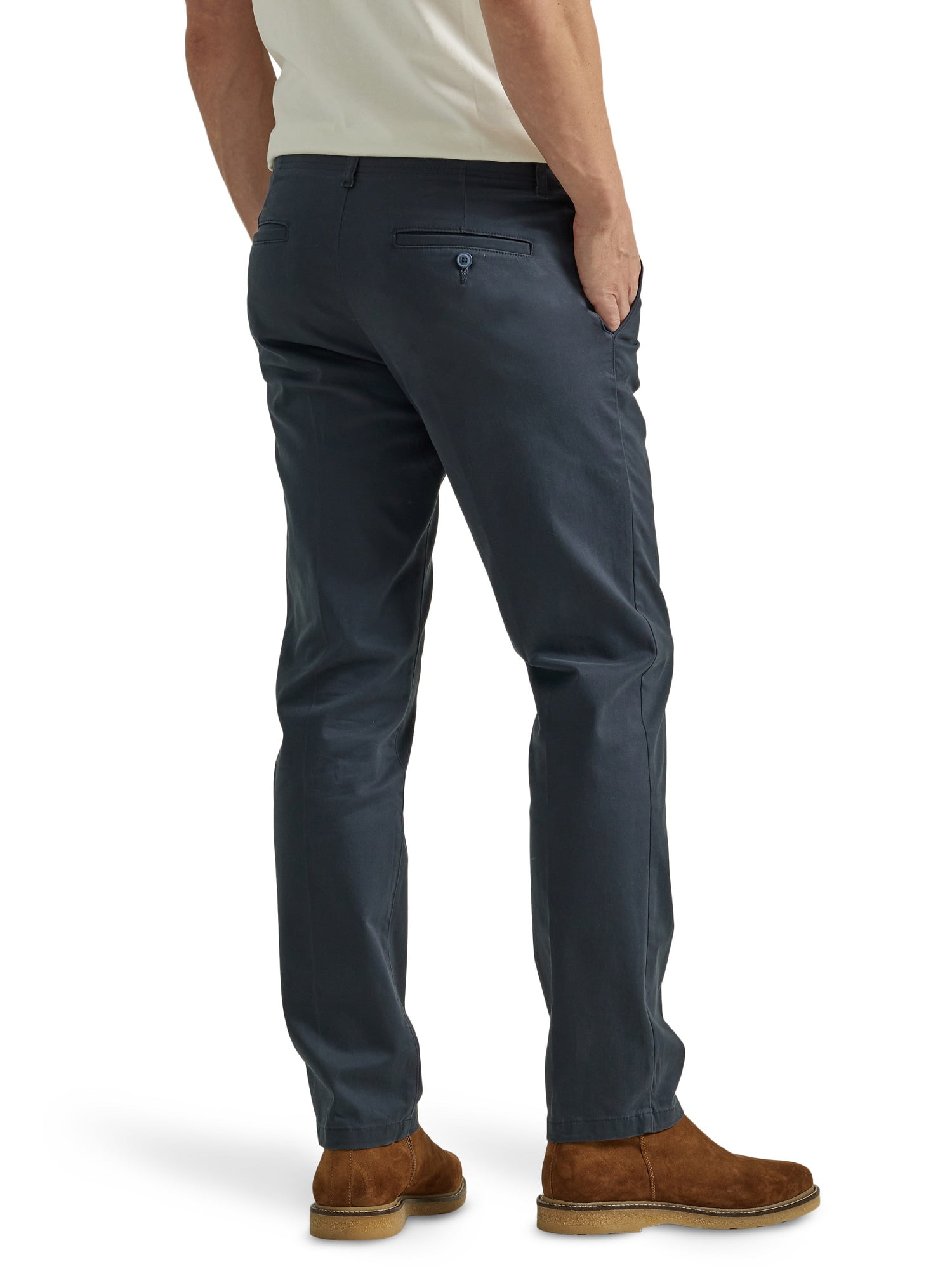 Lee® Men's Extreme Motion Flat Front Slim Straight Pant with Wrinkle Resist