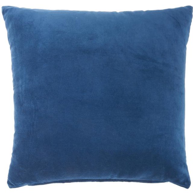 HomeRoots 386354 Navy Soft Velvet Accent Throw Pillow