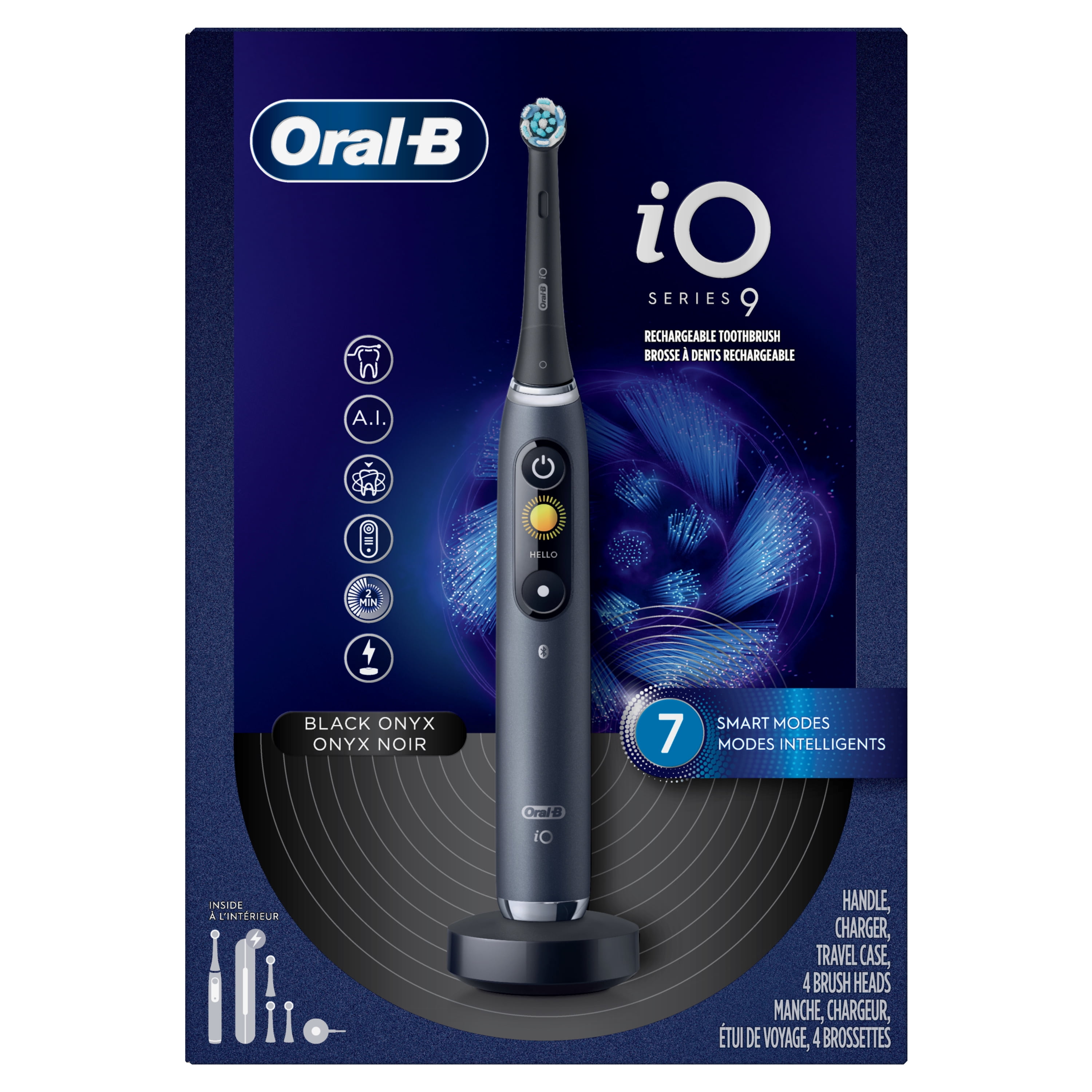 Oral-B iO 9 Electric Toothbrush with AI Tracking & 4 Brush Oral-B iO 9 Electric Toothbrush with AI Tracking & 4 Brush