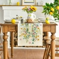 thumbnail image 3 of Smile Flower Floral Table Runner for Summer 13 x 108, 3 of 7
