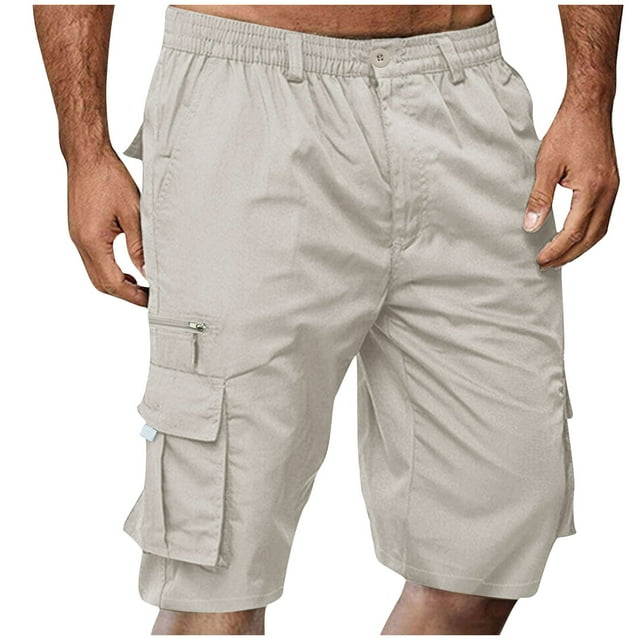 WILLBEST Pantalones Cortos Cortos Hombre Pantalones Cortos Casuales para Hombre Pantalones Cortos Deportivos de Playa con Rayas Coloridas Pantalones Cortos para Hombre