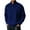 Blue, variant on Men's Knit Shirts Long Sleeve Button Up Pullover Sweater Textured Casual Collared Tops Red 3XL