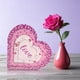 thumbnail image 1 of Decoraciones para San Valentín, adornos para San Valentín, regalos para San Valentín, decoraciones de escritorio en forma de corazón para San Valentín, estante decorativo de madera., 1 of 6