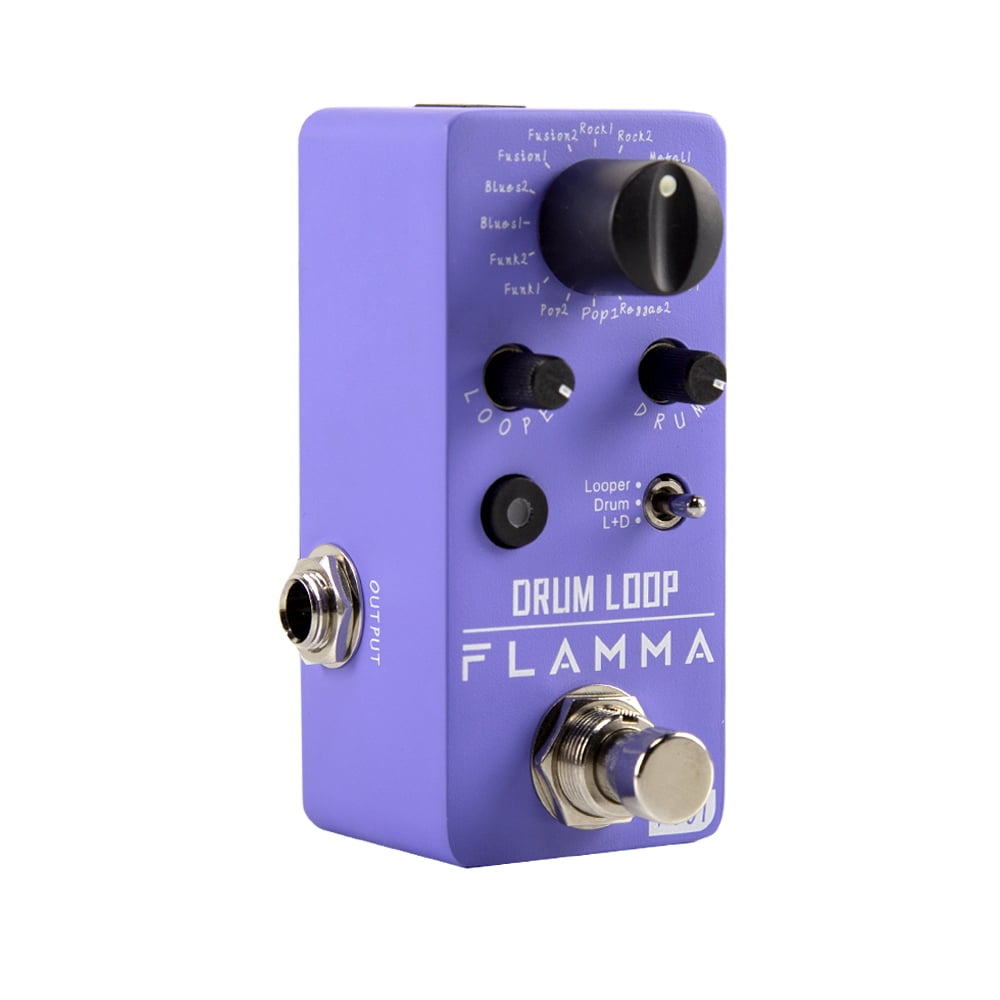 FLAMMA FC01 Drum Machine Phrase Loop Pedal Guitar Pedal16 Drum Groove 20 Minutes Looper Capacity