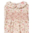 thumbnail image 3 of Modern Moments by Gerber Baby Girl Smocked Long Sleeve Bubble Romper, Sizes 0/3 Months - 24 Months, 3 of 8