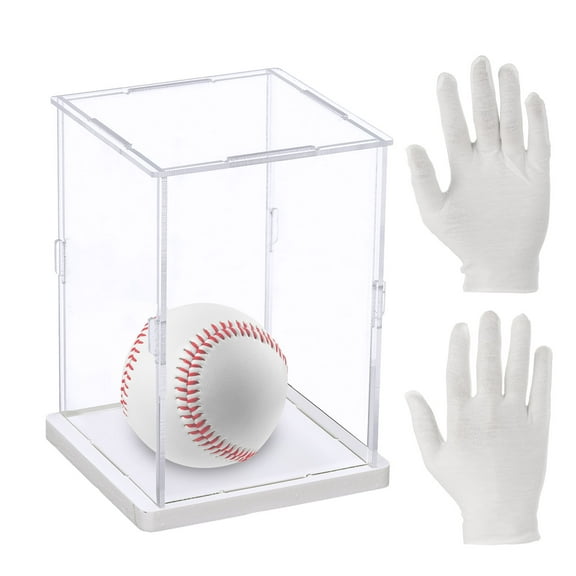 Acrylic Display Case for Collectibles Assemble, 4x4x6inch Clear Display Box