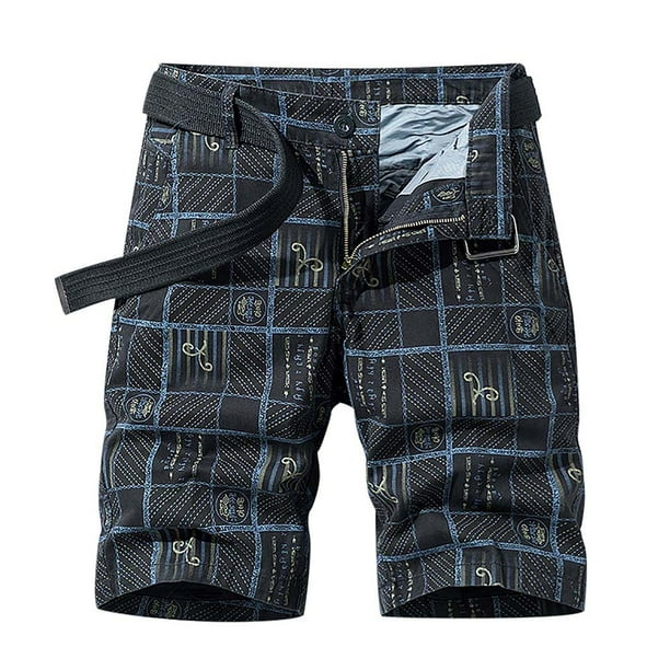 Summer Savings! EINCcm Mens Flat Front Shorts, Mens Cargo Shorts