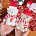 thumbnail image 2 of Botella de agua de plástico con forma de oso navideño, recipiente sellado con pajita transparente creativa, taza de té y leche para el hogar, contenedor de bebidas de cocina, regalos, 2 of 4