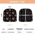 thumbnail image 3 of Colorful Headphones Games Black Pattern Seat Covers for Dining Room Chairs Set Of 4,Stretch Printed Washable Chair Seat Cover with Elastic Ties and Button,Removable Waterproof Couch Cushion Covers, 3 of 6
