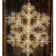 thumbnail image 4 of 32 In Cluster Snowflake Christmas Light 804 Warm White Sparkling LEDs In/Outdoor Winter Holiday Décor, 4 of 6