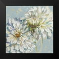 thumbnail image 2 of Pinto, Patricia 12x12 Black Modern Framed Museum Art Print Titled - Cool Dahlias I, 2 of 5