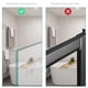 thumbnail image 5 of Gancho para puerta de cristal de ducha con gancho para estante de acero inoxidable 304, sin borde para baño, sin percha para taladro, 5 of 5