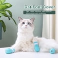 thumbnail image 2 of Greeniant 4 piezas de zapatos antiarañazos para mascotas, portátil, ajustable, Universal, Color sólido, a prueba de arañazos, Protector de botas para Ropa para mascotas Verde claro Greeniant PT004375-02, 2 of 6
