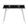 thumbnail image 3 of Studio Designs Woodford 45 Inch Wide Wood Home Office Table Desk w/ Shelf, Grey, 3 of 9