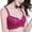Rose Red, variant on Women's Comfort Push Up Bras Plus Size Lace Underwire 3/4 Cup Sexy Underwear Thin Section Everyday Bra 36C to 46D,Black 36/80C