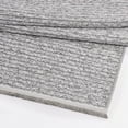 thumbnail image 4 of Absolute Grey Striped Polyester Area Rugs for Living Room Jacquard Textured Modern Rugs Soft Geometric Rug for Bedroom Mid Century Washable Rug Non-Slip Bohemian Perfect for Dining Room Office, 4 of 5